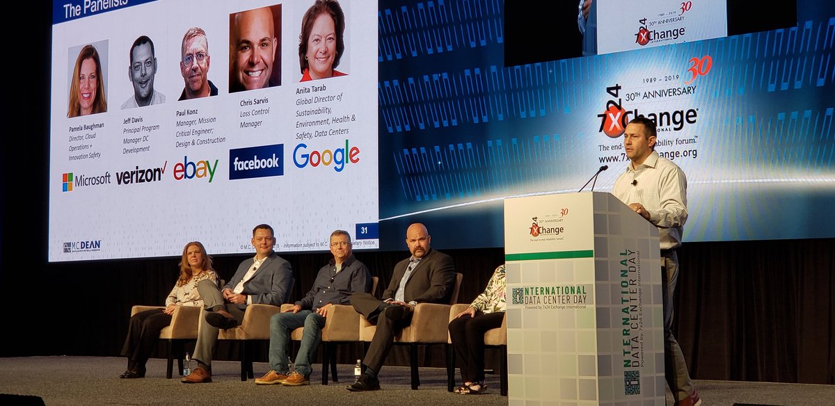 M.C. Dean led panels at Data Center Dynamics and 7x24 Exchange