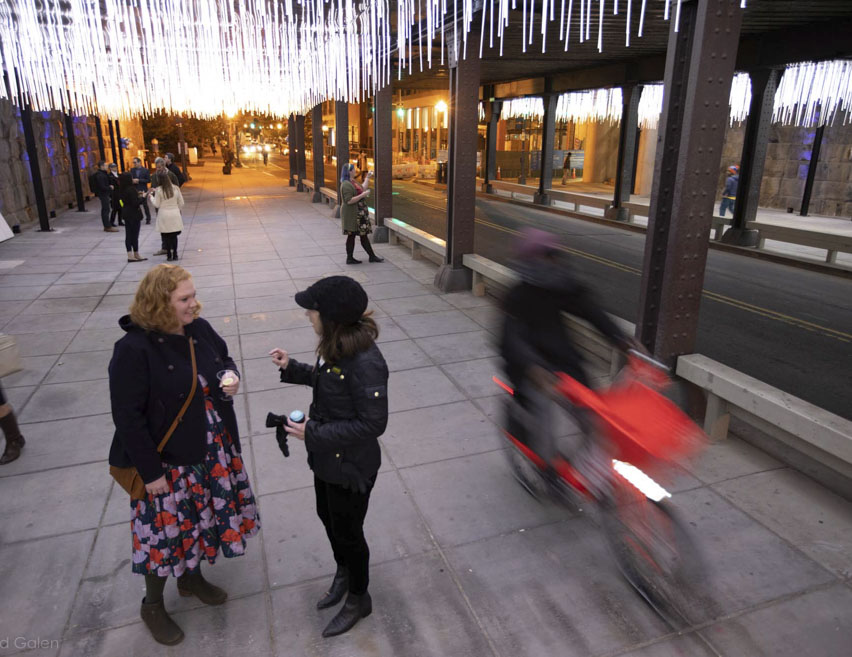 The M Street ‘Rain’ underpass grand opening in Washington, D.C.